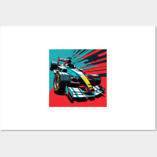 Race Car Pop 3 Posters and Art